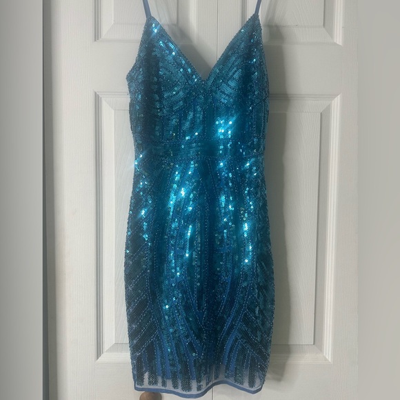 Fashion Nova Sequin Mini Dresss - Picture 1 of 7